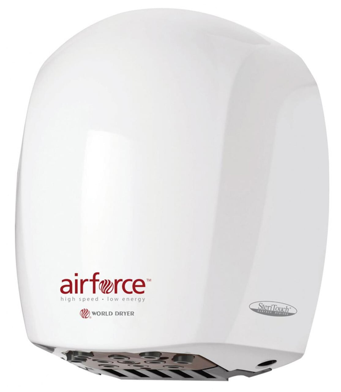 J-974A3, Airforce Automatic Hand Dryer, Aluminum, White