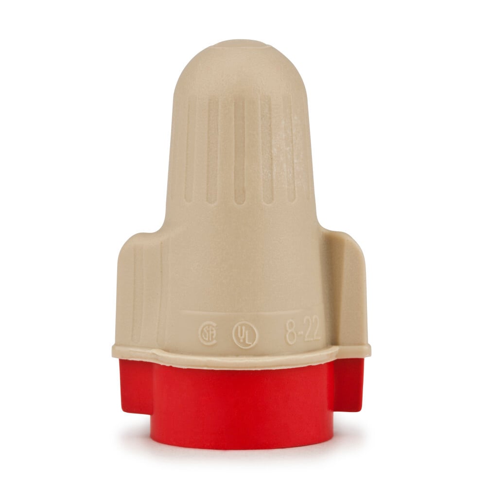 Performance Plus Wire Connector, Tan/Red, 100 Per Pouch