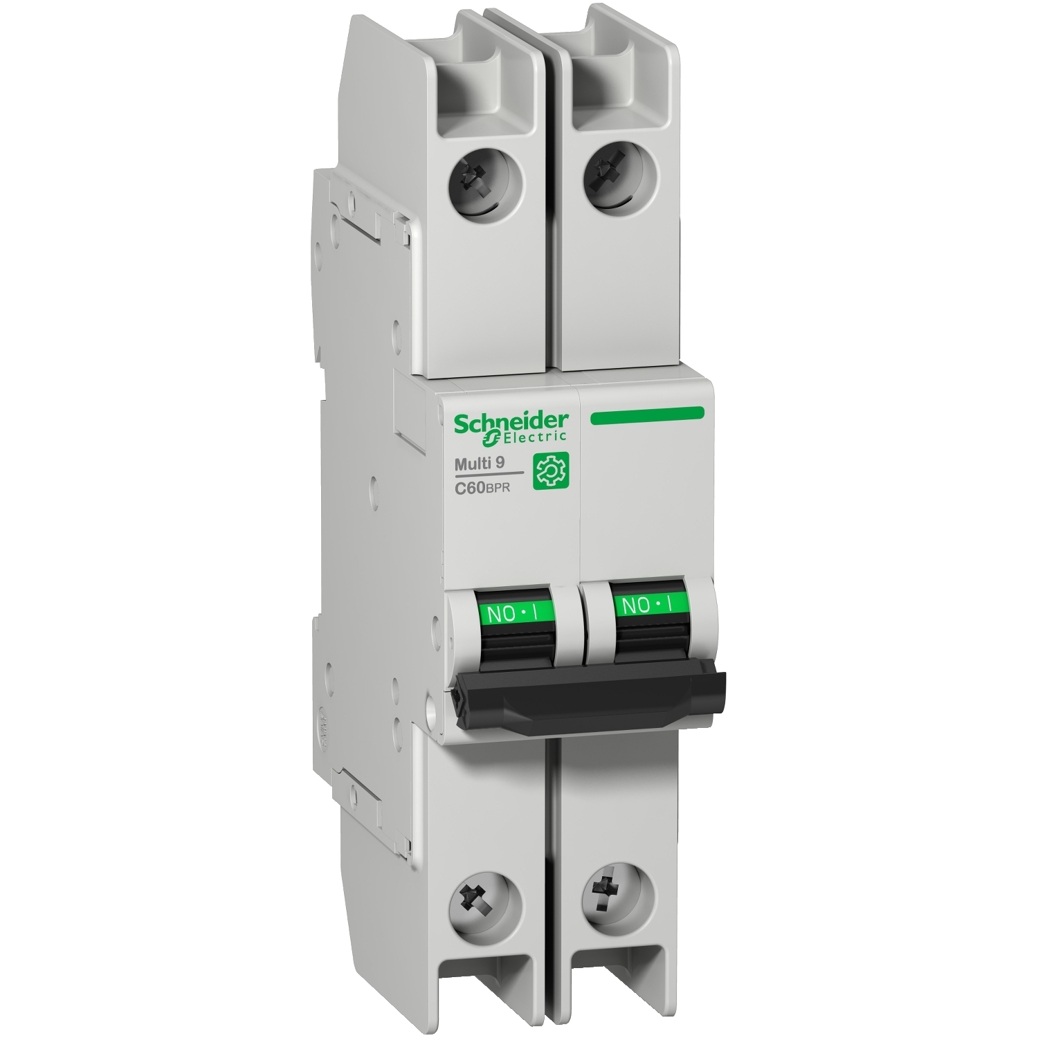 Miniature circuit breaker (MCB), Multi9 C60BPR, 2P, 1A, C curve, 10kA (UL489), 10kA (IEC/EN 60947-2)
