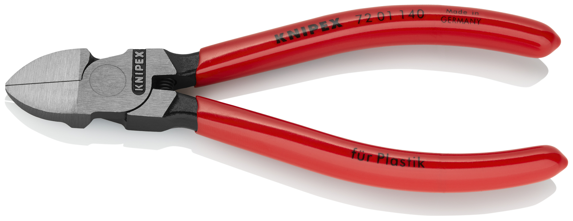 Diagonal Pliers for Flush Cutting Plastics, 5 1/2 in., Plastic Coating