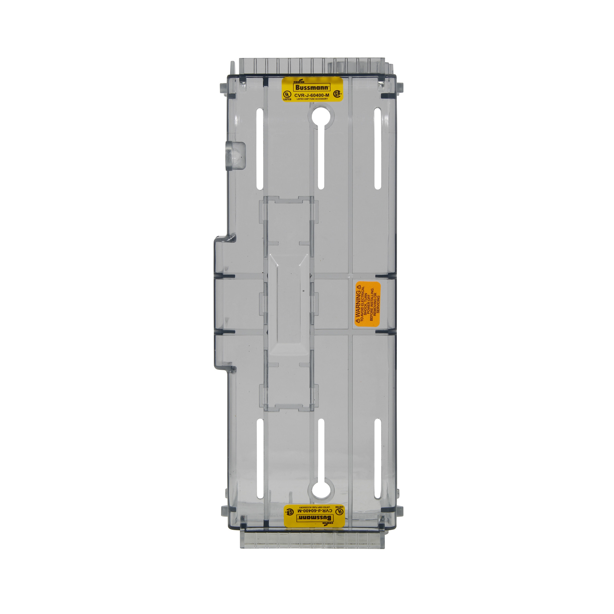 Eaton Bussmann series CVR fuse block cover, Modular fuse block cover, 400 A, Class J, Non-indicating, 600 V