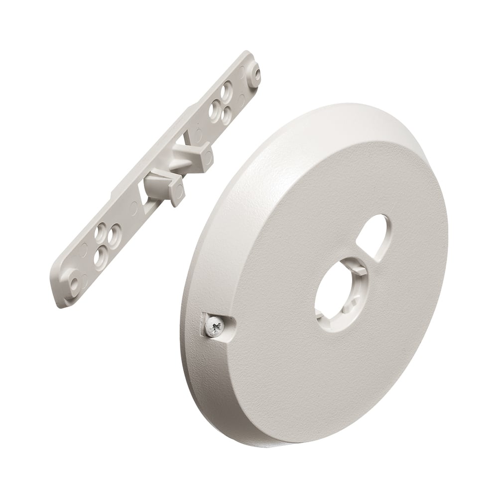 Arlington CAM KIT, designed for mounting security cameras. Universal bracket mounts to 3-1/2" and 4" round or octagonal boxes and single gang device boxes.