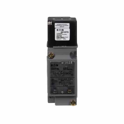 E51DT6 Sensor Head, Inductive Proximity Sensor, 0.94 in, Top Sensing Position