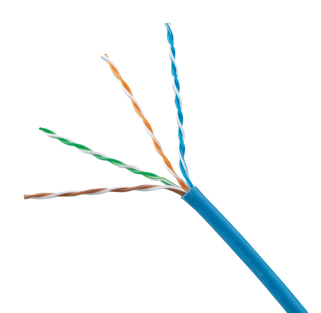 Copper Cable, Cat 6, 24 AWG, UTP, CMP, G