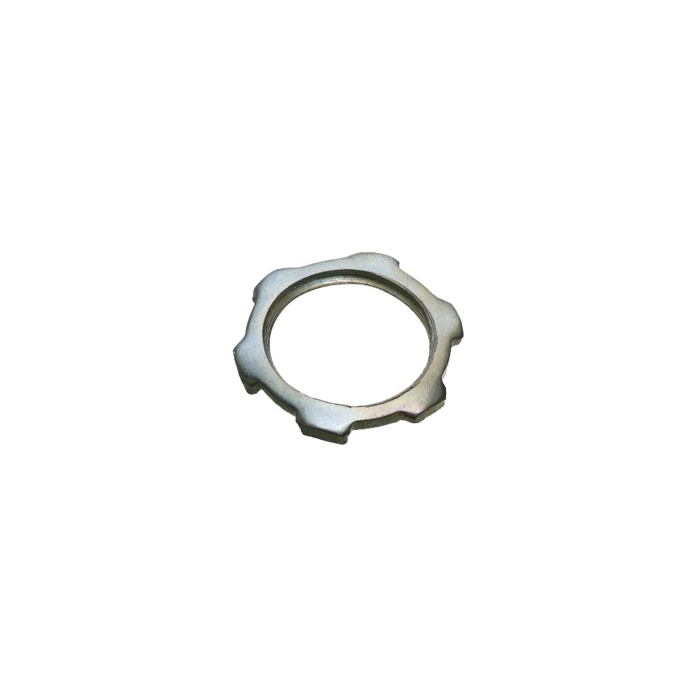 1/2" Plated Steel conduit lock nuts for RIGID IMC Fittings.
