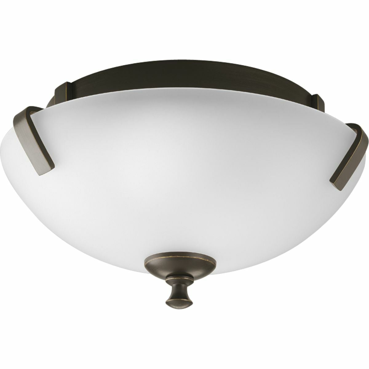 This light is an elegantly minimalist fixture that hugs the ceiling and is appropriate for rooms with low headroom or tall furniture. Cool and modern with a casual flair, Wisten provides a signature look to any room. Two-light 14 inch close-to-ceiling fixture with etched glass and Antique Bronze details. This fixture adds style to bedrooms, bathrooms, hallways and other areas of the home.