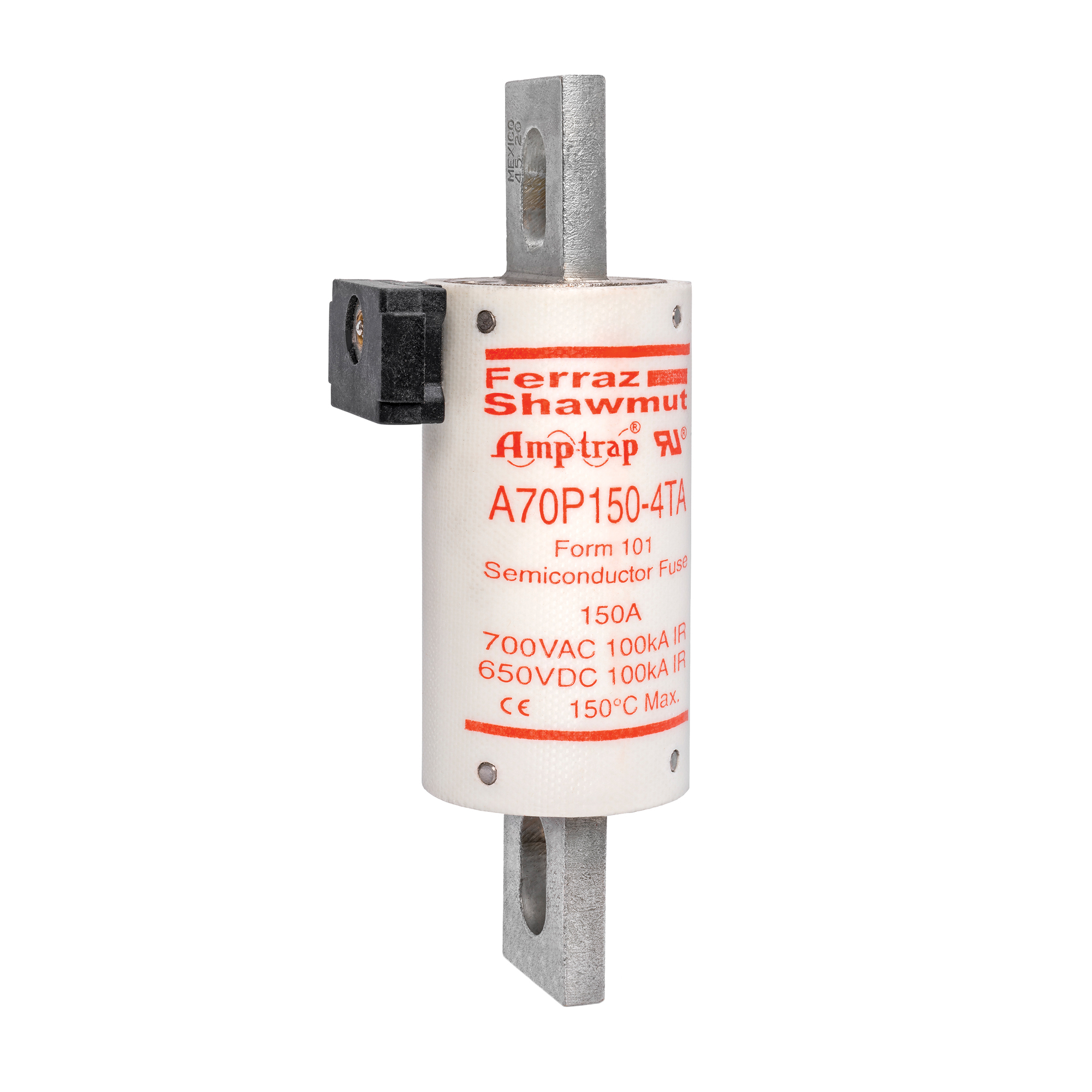 High Speed Fuse Amp-Trap A70P 700VAC 650VDC 150A Bolted Blade TA Indicator