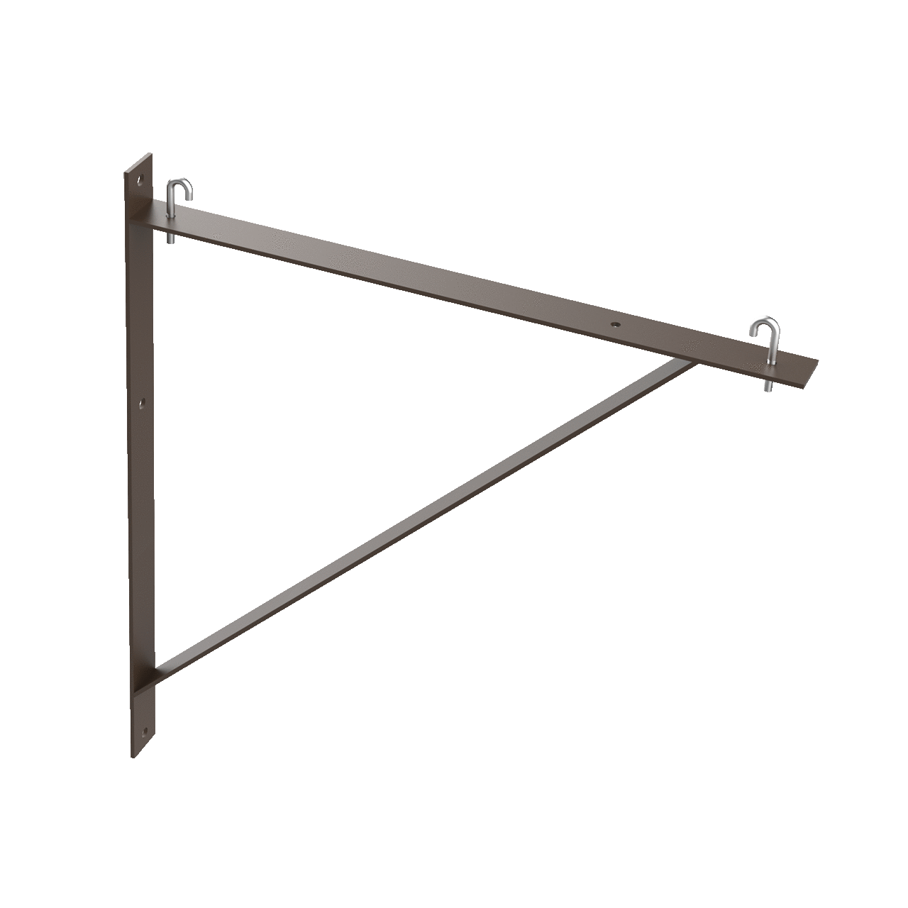 Triangle Support Bracket Kit, fits 12.00, 18.00, 24.00, Black, Steel