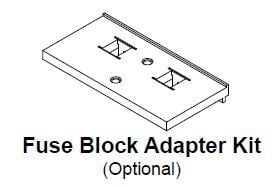 Control Transformer Accessories - Fuse Block Adapter Kit, 50 to 500 VA, AR, QR, PR, KHR, SR Suffixes