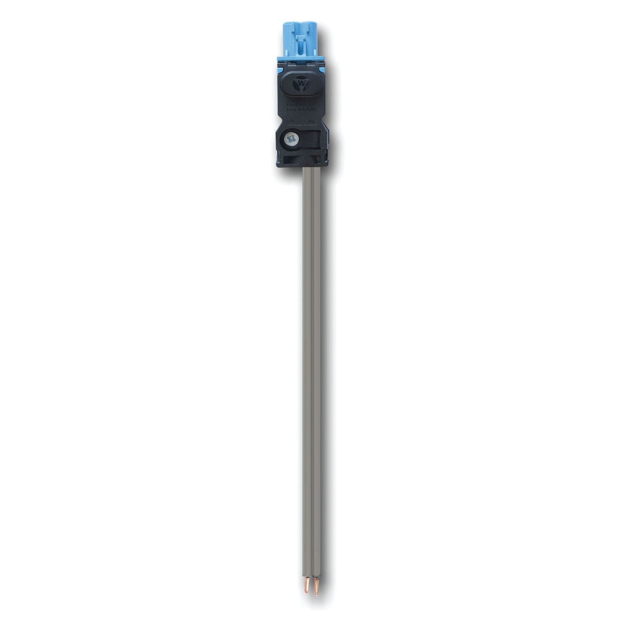 Cable, Infeed for EL LED Enclosure Lights, 1.0 Meters, 24 VDC, 2-Pole, Gray