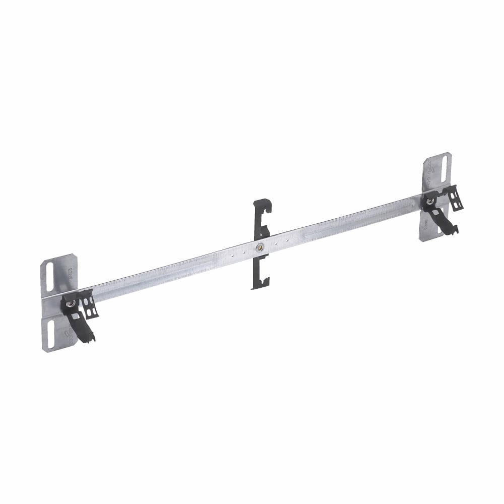 Eaton B-Line series conduit support fasteners, Conduit and cable, 1" Height, 1" Length, 1" Width, 0.667lbs, Conduit size: 0.5" - 0.75", W2 series for #12 through 0.25" rod and multiple conduit plate, Helps reduce drop wires by up to 66%