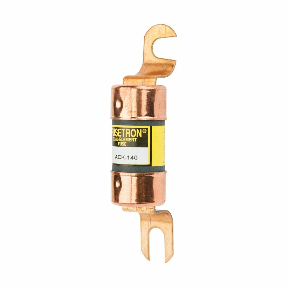 Eaton Bussmann series ACK fuse, Time-delay stud-mounted fuse, DC circuits protection for fork lift truck and battery chargers, 150 A, Dual, Non-indicating, 100 sec at 200%, 35 sec 300%, 13 sec at 500%, Copper terminal, 72 Vdc