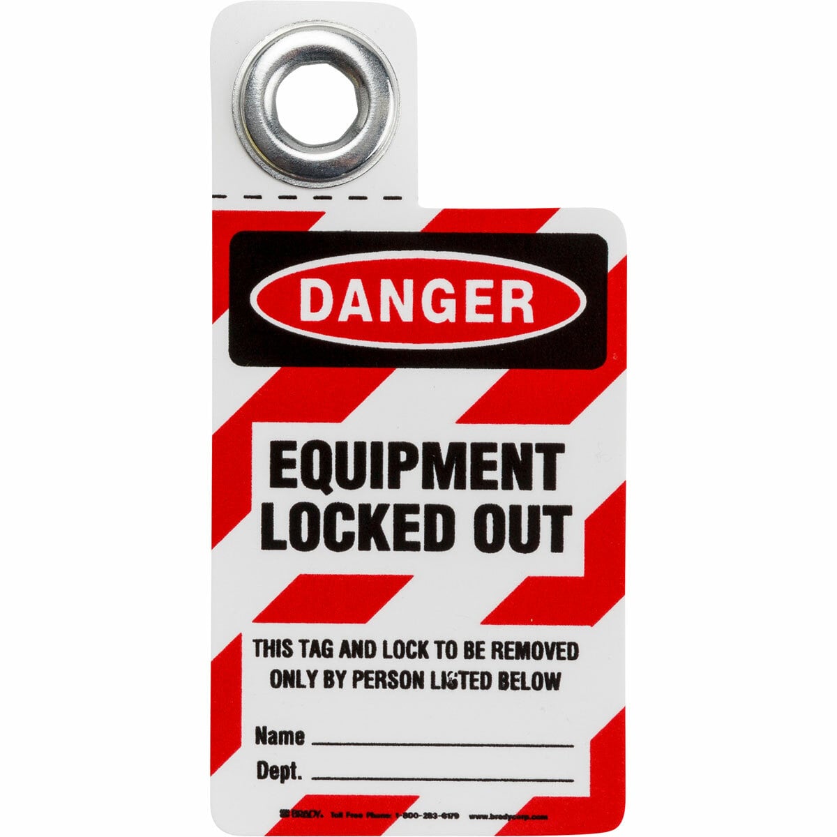 PADLOCK TAG, EQUIP LOCKED OUT