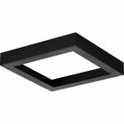 You'll never have to sacrifice function for style with this Edgelit square trim ring. The ring is coated in a classic black finish for a modern aesthetic. The trim ring is easy to install in both residential and commercial settings.