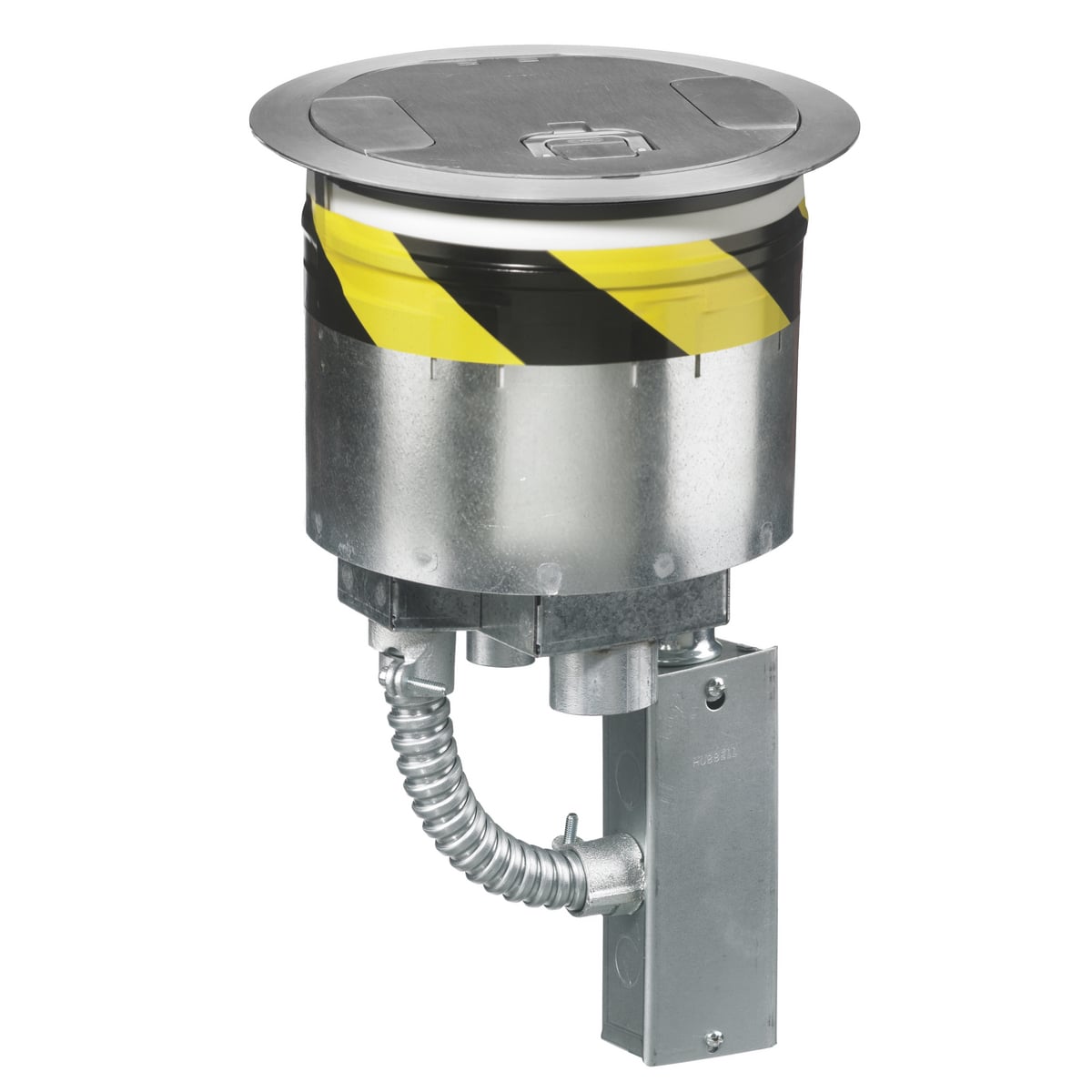 Fire Rated Poke Throughs, Recessed 8" Series, Kit, (1) S1R8PTFIT1, (1) S1R8JNC1, (1) S1R8CVRALU, No Sub Plates