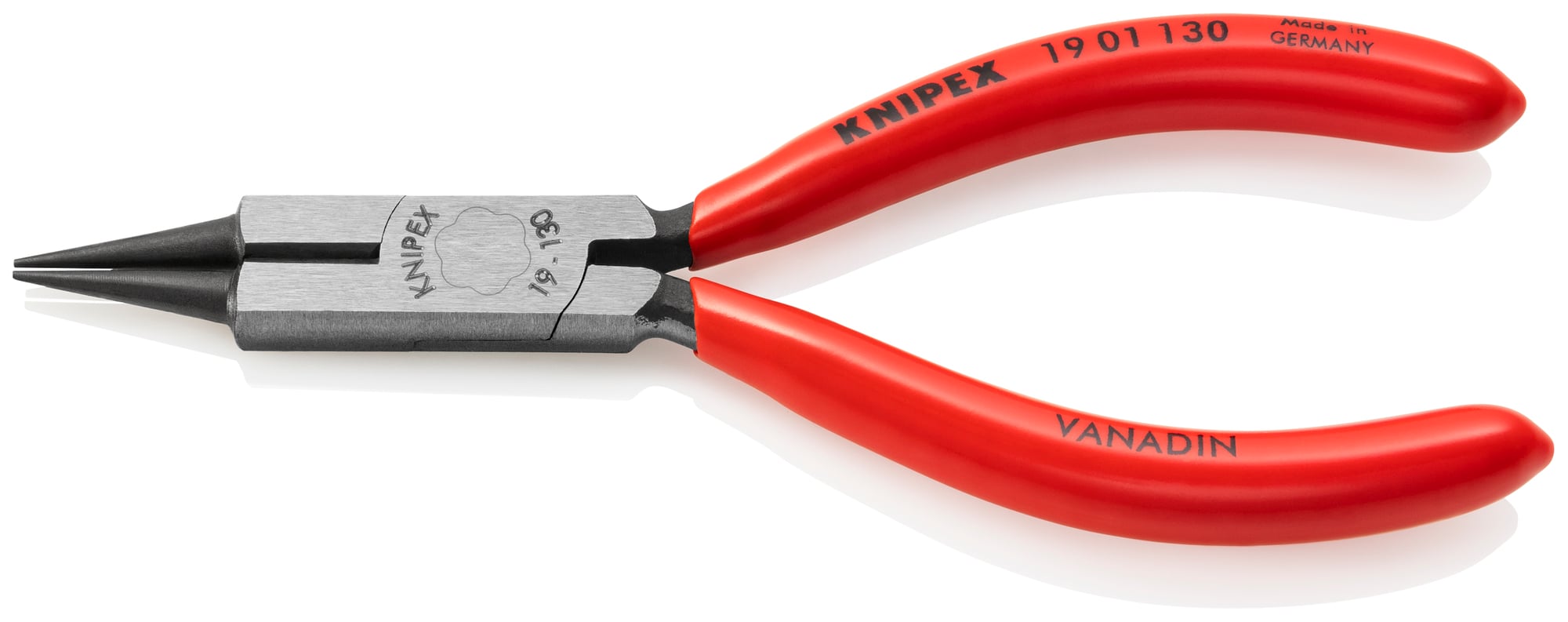 Round Nose-Jeweler's Pliers, 5 1/4 in., Non-Slip Plastic