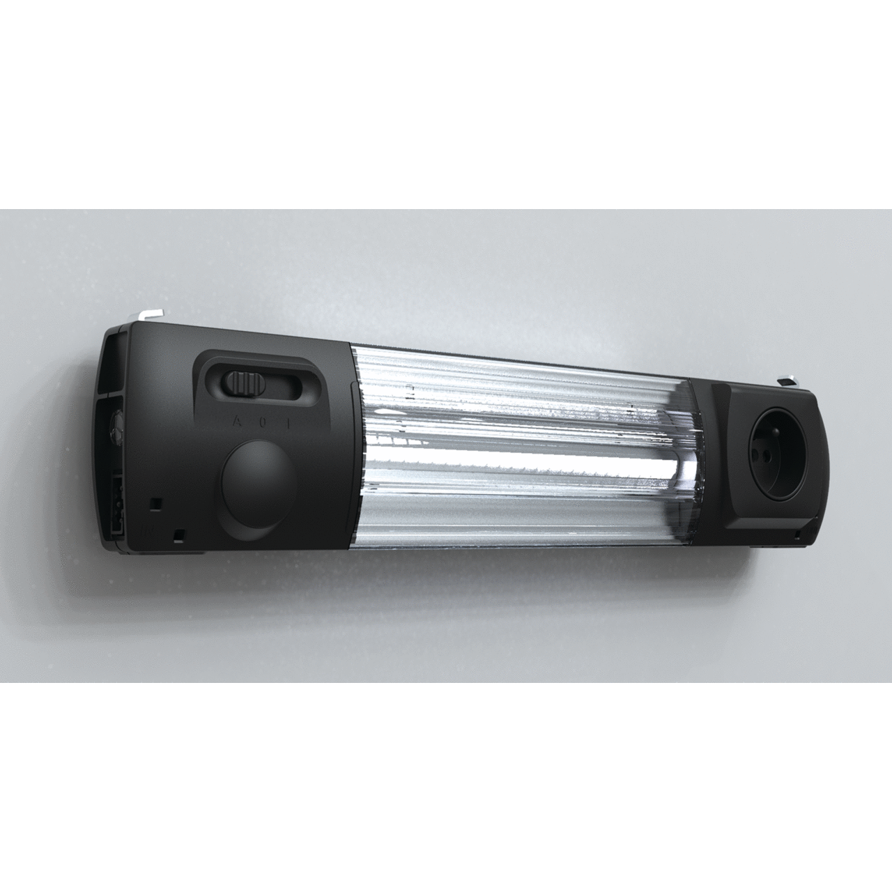 EL LED Enclosure Light With Socket, 900 lm, 100-125 VAC