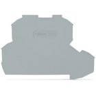 End plate; 0.7 mm thick; gray