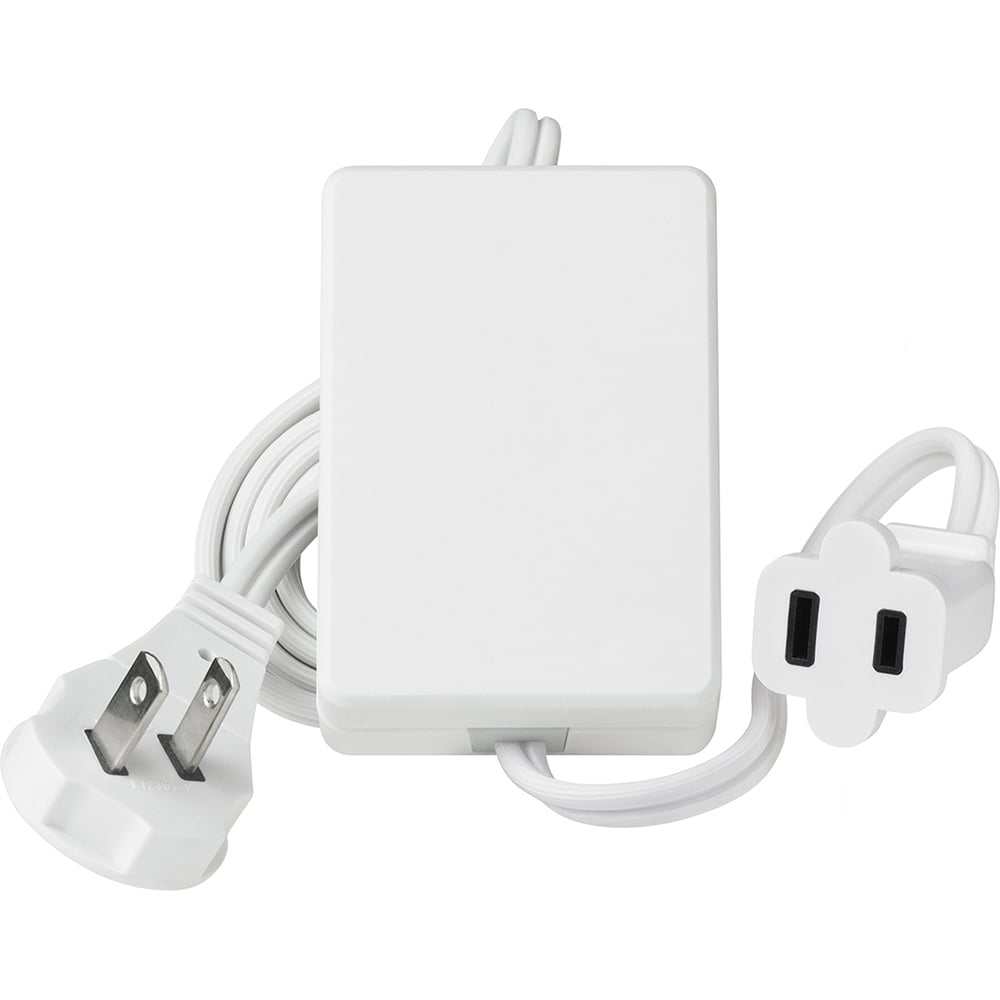 RadioRA 2 Plug-in Module, Incandescent/Halogen, Magnetic Low-Voltage, 1-receptacle dimming module, 300W/300VA in snow