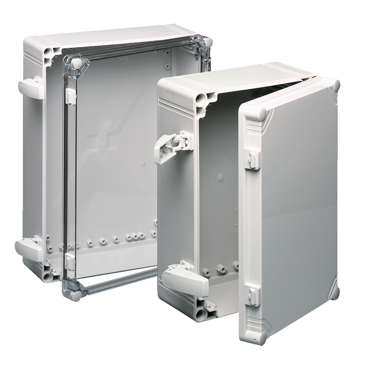 QLine I Enclosure Clear Cover Type 4X, 300x200x180mm, ABS