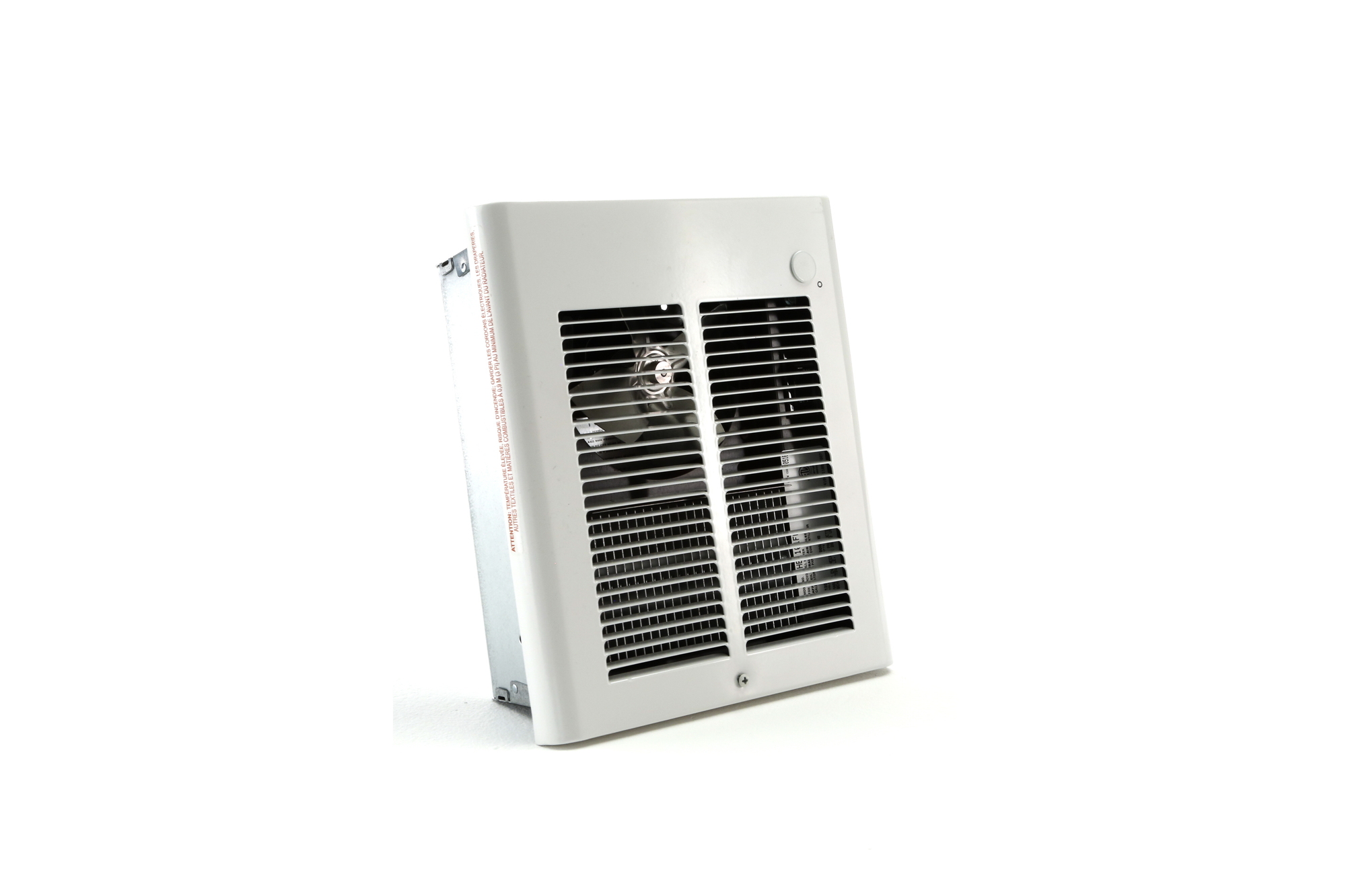 1500W 120V ARCH GRILLE WALL HT Fan-forced wall heaters deliver efficiency and perform powerfully across both residential and commercial applications. Electric wall heaters are great for entryways, dens, basements and bedrooms for residential applications, while they are ideal for larger areas in commercial applications such as hotels, restaurants and commercial office atriums.