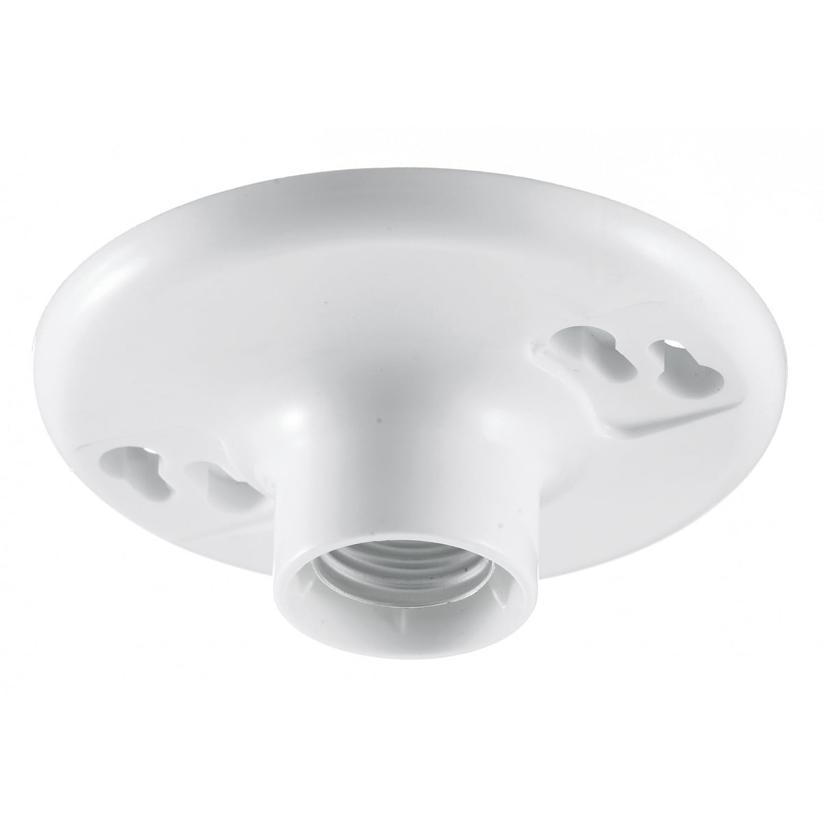 Lamp Holders and Sockets, Meduim Base, Keyless, 600W 600V AC, Terminal Screws, Plastic