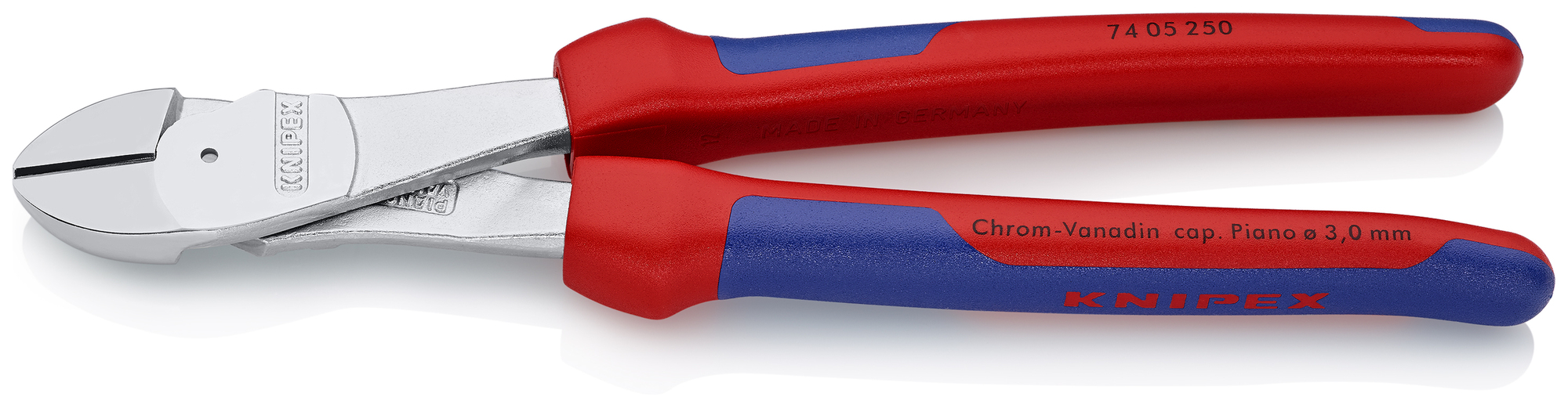 High Leverage Diagonal Cutters, 10 in., Multi-component, Chrome Plated