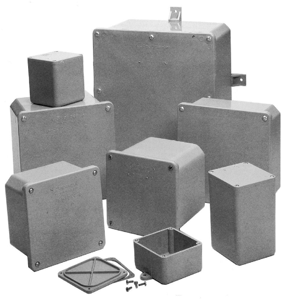 SC181806 18"x18"x6" PVC JUNCTION BOX FAB KRALOY