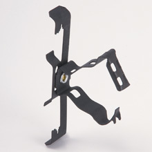 Eaton B-Line series conduit support fasteners, Conduit and cable, 0.055lbs, Conduit size: 0.5", 0.75" EMT/Rigid, Guide-Rite conduit to rod fasteners, .38" Min, .44" Max mount size, .38" rod size, 50 lbs vertical, 25 lbs horizontal load