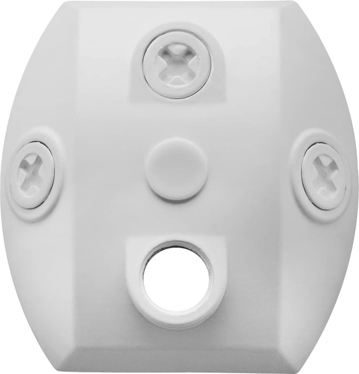 Weatherproof UnIVersal Cover 4 Hole, White