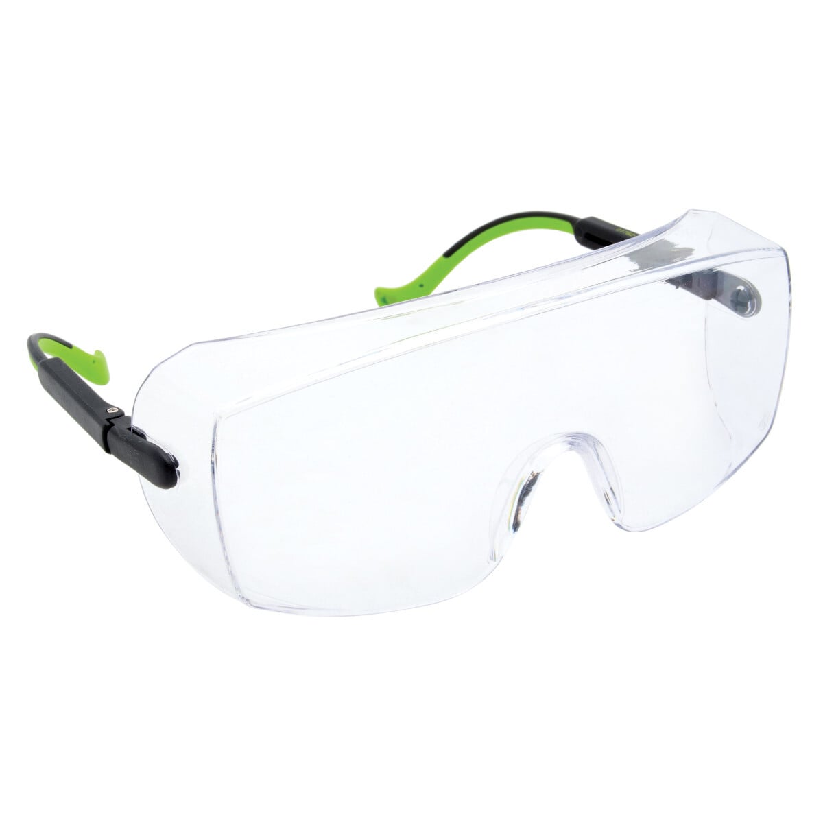 8 styles of ANSI compliant eyewear to meet the varied needs and tastes of the trade professional.     Overwrap-style to fit overprescription glasses or for visitors.