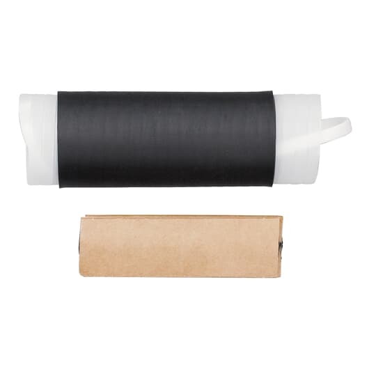 Cold-Shrinkable Jacket Seal  Size Range .80 inch to 1.50 inch jacket diameters.  Maximum installed diameter is approximately 2 inches.  7 inches long.  Submersible and UV Resistant