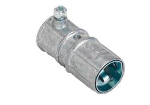 1/2 inch EMT set screw combination coupling to 3/8" AC/MC/MCIA