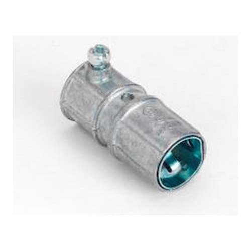1/2 inch EMT set screw combination coupling to 3/8" AC/MC/MCIA & FMC