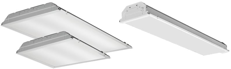 2GTL2 LP840 2ft x 2ft Contractor Select LED Lensed Troffer, 3349 LM, 4000K, 39W