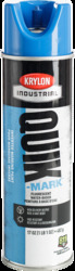Invert Paint, Fluorescent Caution Blue, Water Based, 20 oz