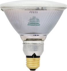 OBS16729 Tungsten Halogen PAR38 Reflector Lamp 39Watt 120Volt Medium Skirted Base NarrowFlood25 Beam