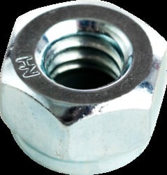 3/8"-16 Nylock Hex Nut, Zinc Plated,Jar