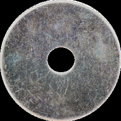 1/4 x 1" Fender Washers, Zinc Plated,Jar