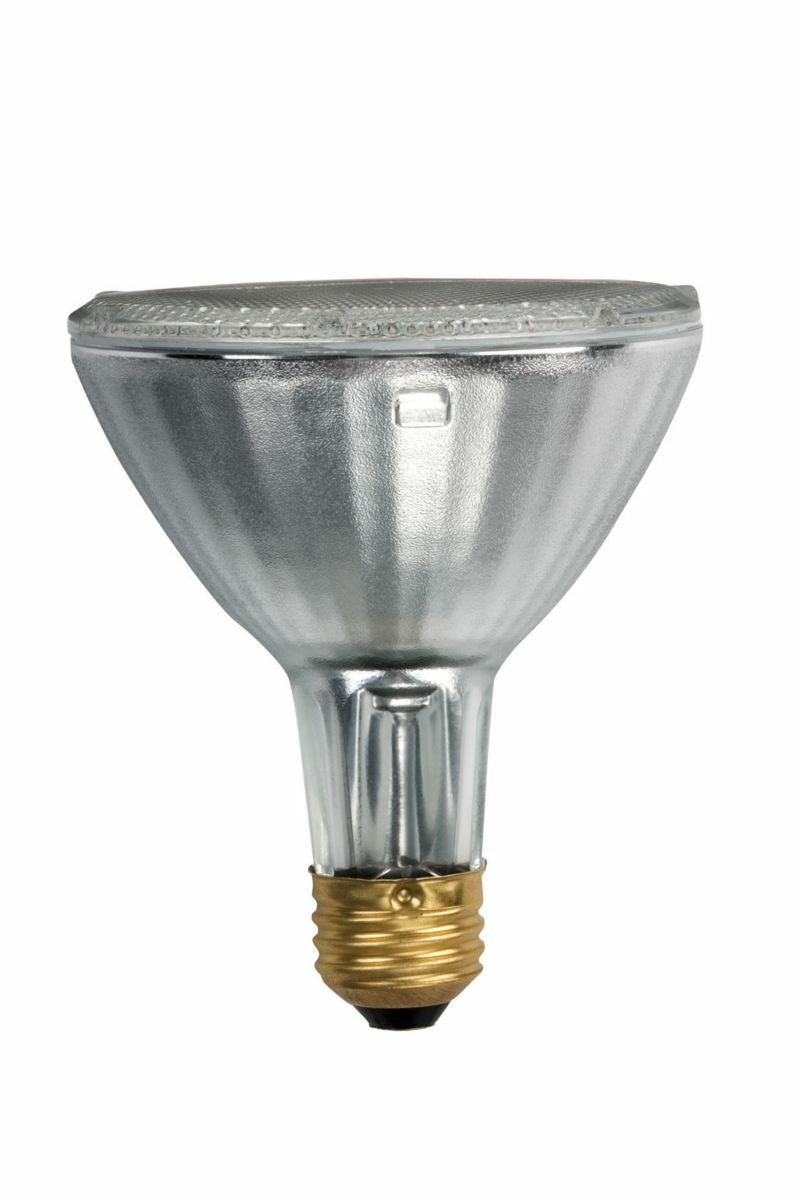 Energy saving upgrade without sacrifice A bright, energy saving alternative to standard halogen PAR lamps. Halogen PAR lamps reduce energy consumption without sacrificing the qualities of a traditional PAR lamp. They uniquely produce light more efficiently. They work with dimmer switches and are available in the familiar PAR20, PAR30S, PAR30L, and PAR38 shapes. Use them in existing fixtures just as you would standard halogen PAR lamps. Provides at least 13% energy savings;Fully dimmable and Instant-on;Mercury Free;Rated average life of 1100 hours Ideal for residential use in living rooms, bedrooms, hallways, bathrooms, dining rooms, offices and kitchens, as well as for commercial use in offices and retial spaces. Can be used for indoor or outdoor applications.