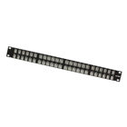 QuickPort Patch Panel 48 port 1RU. Cable management bar not included.