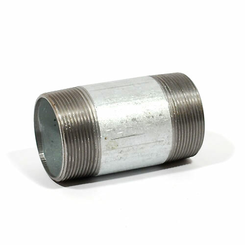 2 X 4-1/2     GALV COND NIPPLE Silver/Gray Color  Made and Melted in the United States, Hot-Dip Galvanized OD and ID, RMC Recognized as as Equipment Grounding Conductor by the NEC Threaded