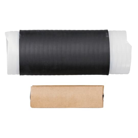 Cold-Shrinkable Jacket Seal. Size Range 1.28 inch to 2.30 inch jacket diameters.  Maximum installed diameter is approximately 2.75 inches.  Submersible and UV Resistant  8 inch long x 2.9 inch Diameter