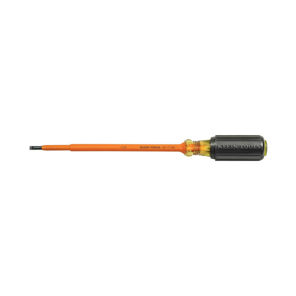 Insulated Screwdriver, 3/16-Inch Cabinet, 7-Inch