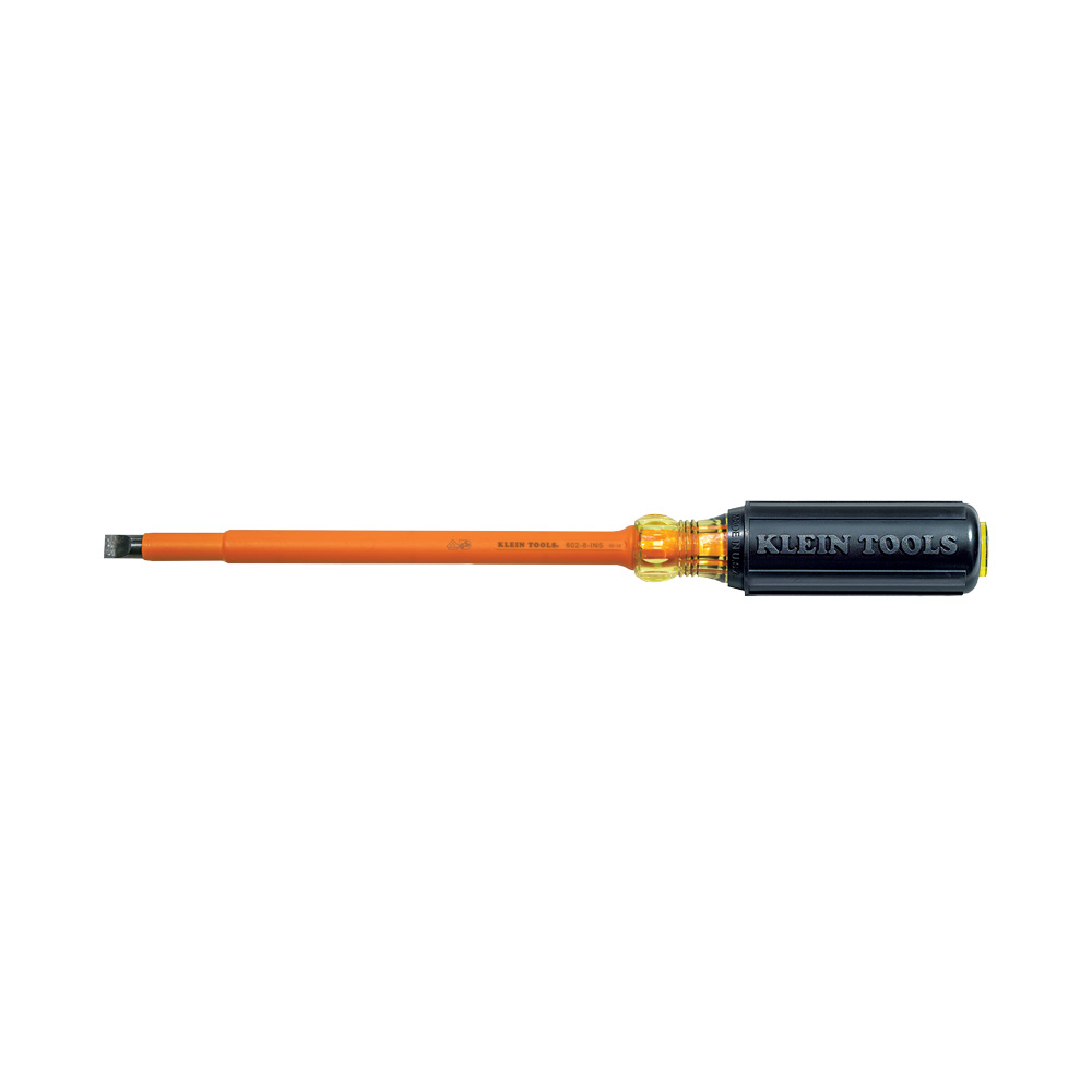 Insulated Screwdriver, 3/8-Inch Cabinet, 8-Inch