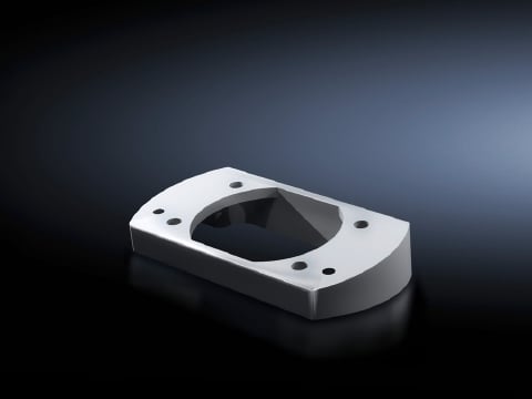 Tilting adaptor 10 deg, for support arm connection 120 x 65 mm, For mounting between the command panel and, Coupling CP 60, 6206.340 or attachment CP 60, 6206.340