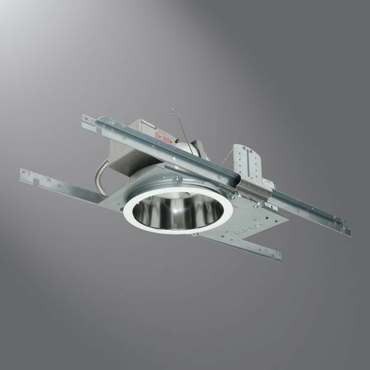 6" HORZ OPEN REFL, SPEC CLR/WHITE FLANGE