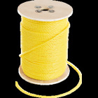 1/4" x 5000ft Yellow Polypropylene Pull Rope, Work Load 113 lbs