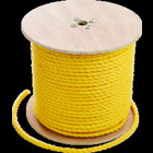 5/8" x 600ft Yellow Polypropylene Pull Rope, Work Load 558 lbs