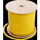 5/8" x 600ft Yellow Polypropylene Pull Rope, Work Load 558 lbs
